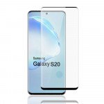 Wholesale 3D Tempered Glass Full Screen Protector with Working Adhesive In Screen Finger Scanner for Samsung Galaxy Galaxy S20 (6.2in) (Black)